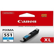Canon 6444B001 CLI-551XL C Orijinal Tintenpatronen Pack Of 1