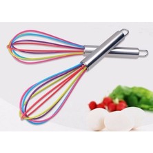 Hsc Bilişim Silikon Çırpıcı Metal Saplı Renkli Çırpma Teli