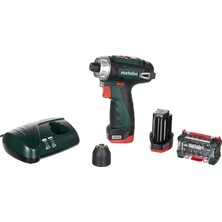 Metabo 600079510 Powermaxx Bs + Bitbox Akülü Matkap (2x 2.0 Ah 10.8V Akü + Şarj Cihazı + Bits Uç Set
