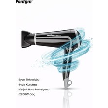 Fantom Profesyonel Saç Kurutma Makinesi - 2500W Yüksek Performanslı Güçlü Motor