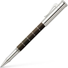 Graf Von Faber-Castell Anello Grenadilla Roller Kalem, Platin Kaplama, Dayanıklı Ahşap Gövde, Şık ve