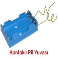 Dua Giyim Pil Yuvası - Okul Deney Pil Yatağı 10 Adet