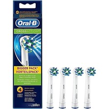 Oral-B Braun Crossaction Yedek Fırça Başlığı, 4 Adet