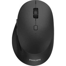 Philips Kablosuz Fare SPK7607B – Kablosuz Bağlantı 2,4 Ghz + Bluetooth 3.0/5.0, 7 Tuşlu, Optik Sensö