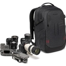 Manfrotto Pro Light Backloader M, Backpack For Mirrorless Cameras, Top And Rear Access, Double Tripo