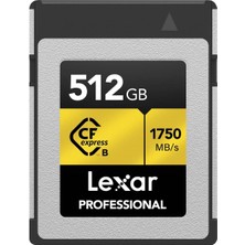 Lexar Gold Series Cfexpress Type-B 512 GB Hafıza Kartı