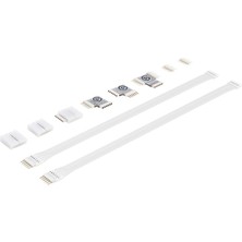 Elgato Light Strip Işık Şeridi Konnektör Seti, 2 x Clip To Clip Konnektör, 1 x Clip To Pin Konnektör