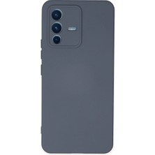 Eco Port Vivo V23 5g Kılıf Nano Içi Kadife Silikon - Gri