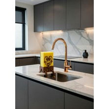 Printella Süngerbob Süngerlik Bulaşık Süngeri Tutucu | Tezgah Kenarı Mutfak Lavabo Sünger Organizer