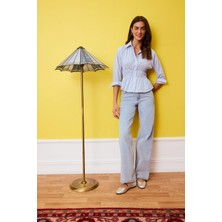 DeFacto %100 Pamuk Straight Wide Yüksek Bel Geniş Paça Uzun Jean Kar Yıkamalı Pantolon H1062AX26SM
