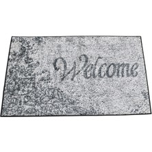 Zehra Abla Halı Yeni Lüks Dekoratif Welcome Paspas Tasarım Digital Baskı Makine Halısı 7149