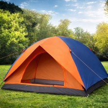 Alpotekno 4 Kişilik Manuel Kurulum Gölgelikli Kamp Çadırı – Aile, Doğa, Piknik ve Outdoor 200x200x135 cm