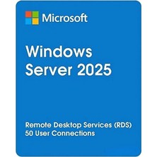 Microsoft Windows Server 2025 Remote Desktop Services User Connections 50 Users