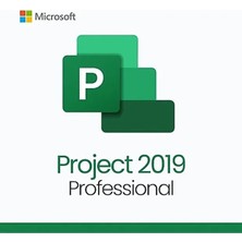 Microsoft Project 2019 Professional - 5 Bilgisayar Için Lisans