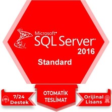 Microsoft Sql Server 2016 Standard Dijital Lisans – Orijinal Ürün Anahtarı (Key)