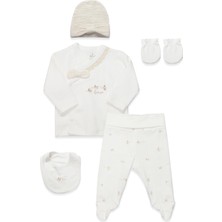 Bistyle 5li Hastane Çıkışı Love You Smile 12115 Ekru