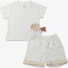 Bistyle 2li Takım Şortlu Ocean And Starfish 14148 Ekru