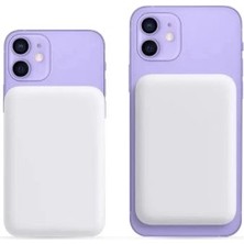 Başkenttekno 10000 Mah Batarya Kablosuz M-Safe Battery Pack Kablosuz Wireless Şarj Powerbank