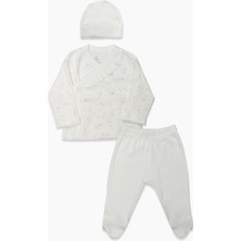 Bistyle 3lü Zıbın Takım Morning Sun 13131 Ekru