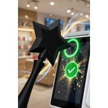 Printella Temassız Ödeme Asası Nfc Kart Tutucu Sihirli Yıldız Asa Sopa Kredi Kartı Otobüs Kartı Aparatı