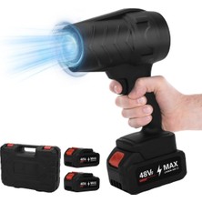 Başkenttekno M1 Kablosuz Hava Üfleyici – Fırçasız Motorlu 3 Kademeli 8000MAH Yedek Bataryali Tanişma Çantali