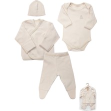 Bistyle 4lü Prematüre Hastane Çıkışı Hello Family 23101 Bej