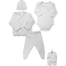 Bistyle 4lü Prematüre Hastane Çıkışı Hello Family 23101 Beyaz