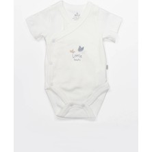 Bistyle Kruvaze Body Yarım Kol Little Boats 17152 Ekru