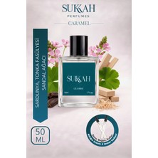 Sukkah Perfumes Caramel Erkek Parfüm Edp 50 ml – Sardunya, Tonka Fasulyesi, Sandal Ağacı ile Sıcak ve Sofistike Koku