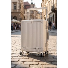 Zeplin Bold Pc Policarbon Kabin Boy Valiz Beyaz