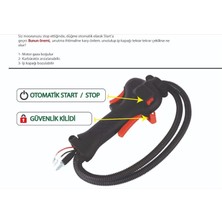 Çin Malı Sırt Tırpan Motorları Tetik Tertibatı/kabze (Yeni Dizayn)