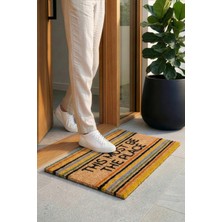 Koza Home Coco Mottolu Kıl Kapı Önü Paspası 40X60 3677