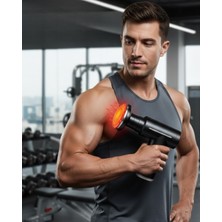 Zero Land Drnds Sıcak Soğuk Terapili Masaj Tabancası Çift Fonksiyon 6 Başlıklı Şarjlı Derin Doku