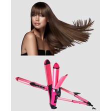 Cepx 5 Kademeli Seramik Saç Düzleştirici – Düz ve Kıvırcık Mod, 26 mm Plaka, Profesyonel Saç Ş