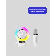 Akinco Kablosuz Mikrofonlu Astronot Tasarım Bluetooth Speaker Karaoke