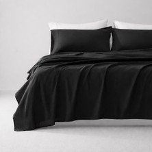 İz Home Premium Lastiksiz Çarşaf Seti | %100 Pamuklu | +1 Adet Kapaklı Yastık Kılıfı | Yumuşak Form