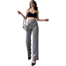 AK-SA-STR Palazzo Pantolon - Gri