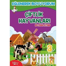Binbir Göz Kitap Çiftlik Hayvanları Boyama Kitabı