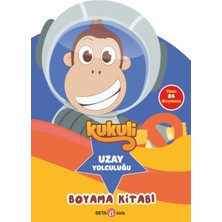 Binbir Göz Kitap Kukuli Uzay Yolculuğu Boyama Kitabı