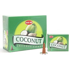 VeraGlobe Buğz Coconut Aromalı Konik Tütsü