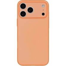 Gpack  iPhone 17 Pro  Kılıf Ekstra Ince Pp Buğulu Hayalet Silikon Turuncu