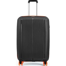 Ground Sirius Büyük Boy Valiz Kaykay Tekerlekli Siyah - 10728