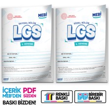 Karakutu Yayınları 2026 Lgs 8.sınıf Meb Online Türkiye Geneli 5. Deneme (Sayısal–sözel)  Büyük Boy Renkli  Baskı Ücreti