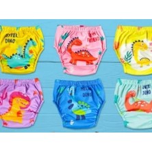 Almira Anne Bebek Kız Çocuk Dinozor Baskılı Alıştırma Külotları