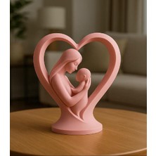 Tigea Accessories Anne Bebk Dekoratif Salon/oturma Odası Boyanabilir Plastik Biblo