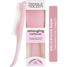 Tangle Teezer The Ultimate Detangler Millenial Pink Kırılma Önleyici Saç Fırçası-Tarak (Düz ve Kıvırcık Saçlar)