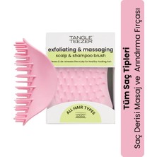 Tangle Teezer Scalp Brush Pink Masaj & Saç Fırçası - Islak Kuru Kullanım (Tüm Saç Tipleri)