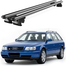 Today Auto Venüs Audi A6 Avant (1994-1998) Uyumlu Gri Ara Atkı Port Bagaj Tavan Barı