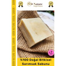 Carlburn #sarımsaksabunu Doğal Güzel Kokulu El Yüz Saç Vücut Orijinal Bitkisel Sarımsak Sabunu 120G - 7 Adet