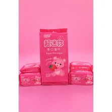 Shopping Area 8’li Mini Paket Kokusuz Islak Mendil Cep Boy Mendil, Çocuk ve Okul Çantası Için Taşınabilir